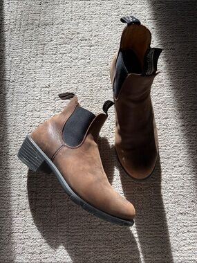 Blundstone Women's Antique Brown Chelsea Boots #1673